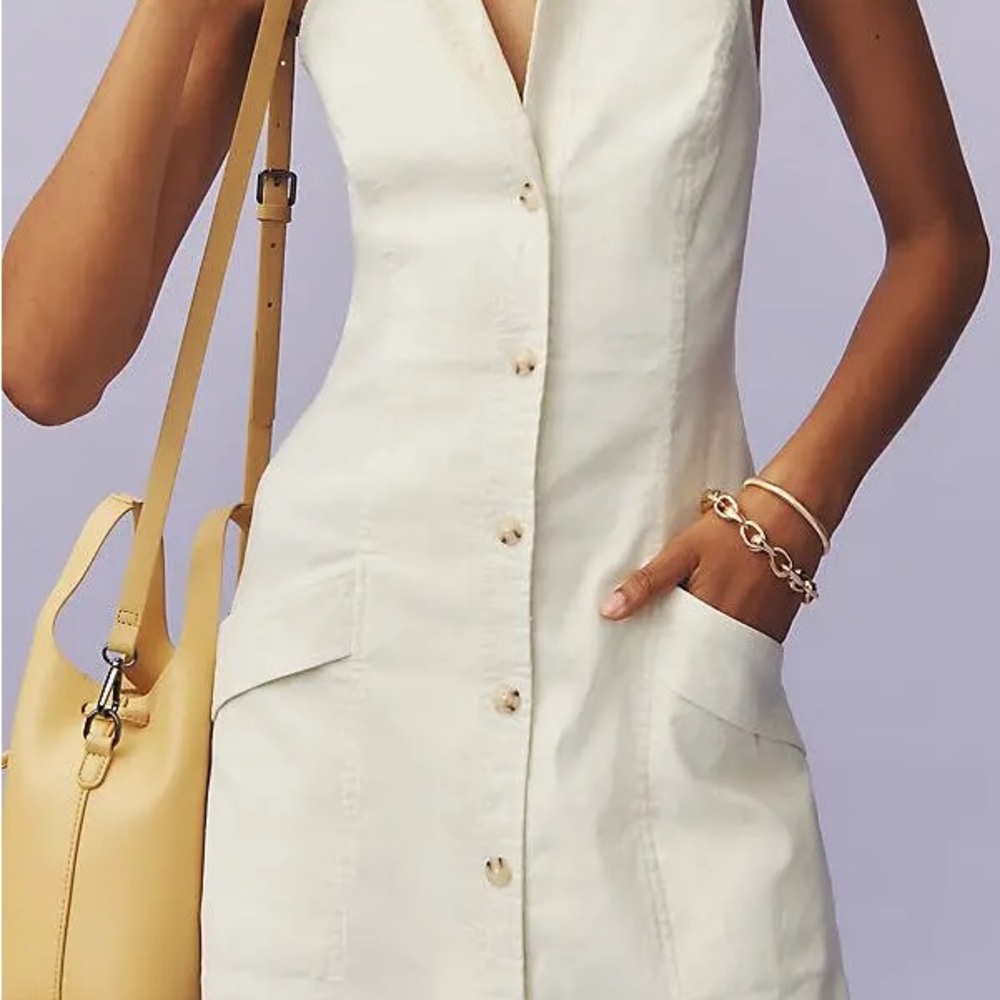 Anthropologie Maeve The Amelia Collared Mini Dress
